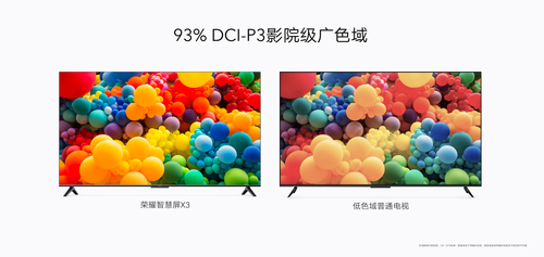 荣耀智慧屏X3系列电视发布，开关机无广告无频闪真护眼