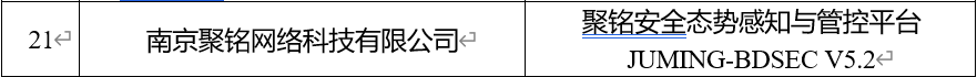 聚铭网络入选《2022年工业领域数据安全防护方案供应商、优秀产品及解决方案》名单