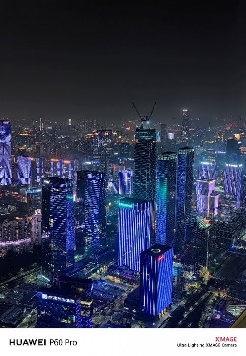 深圳340米高空之上，华为P60发起“夜色圳美”深圳影像征集活动