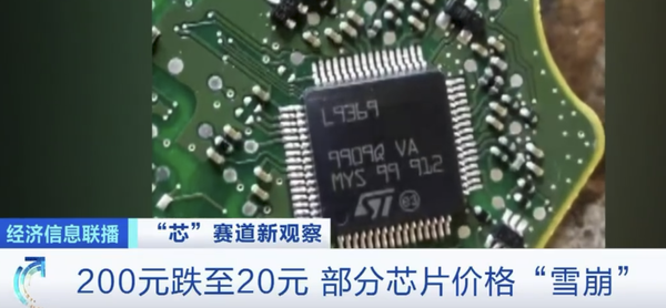 部分芯片价格“雪崩”