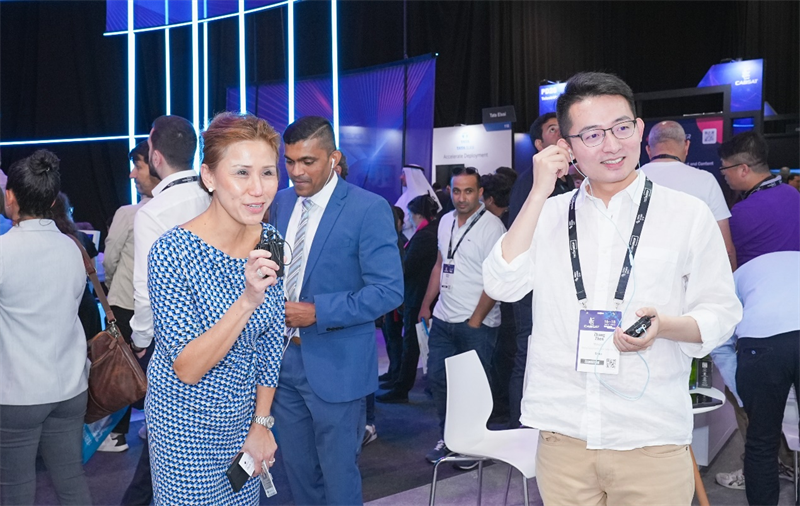 北京―迪拜连线　跨越空间交流 CABSAT2023北京新视听展台视频直播交流活动成功举办